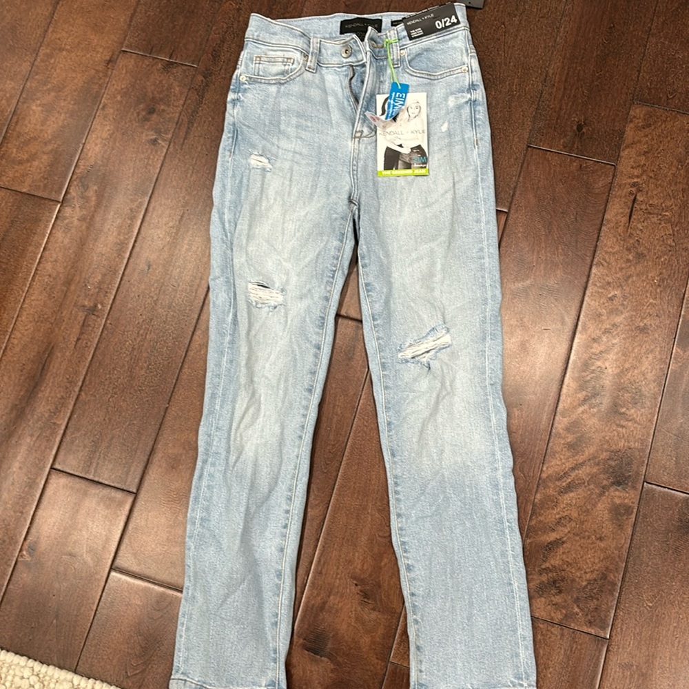 Kendall and Kylie high rise jeans
